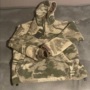 Cabelas Outfitter Fleece Windsheer Hooded Pullover